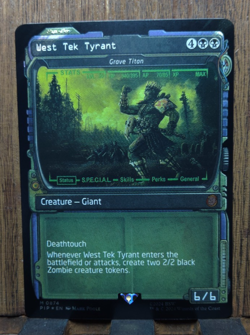 West Tek Tyrant - Grave Titan (Showcase) (Surge Foil) Universes Beyond: Fallout - Image 1