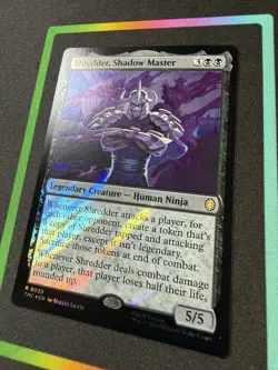 Shredder, Shadow Master (Surge Foil) Commander: Teenage Mutant Ninja Turtles MTG - Image 2