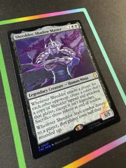 Shredder, Shadow Master (Surge Foil) Commander: Teenage Mutant Ninja Turtles MTG - Image 3