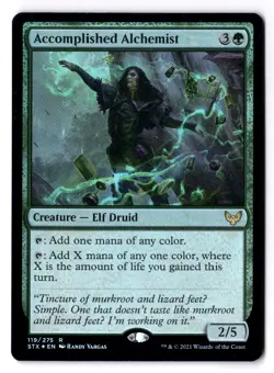 Accomplished Alchemist NM* FOIL Strixhaven ENGLISH 119/275 mtg -UnltdCards - Image 1