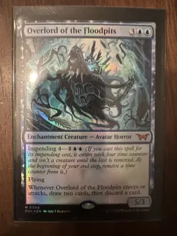 Overlord of the Floodpits : MTG *FOIL* Duskmourn: House of Horror / NM - Image 1