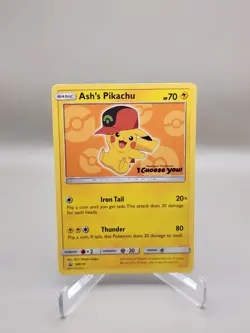 The Pokemon Company Ash's Pikachu SM110 Promo Card SM Set 2017 English Regular - Image 1