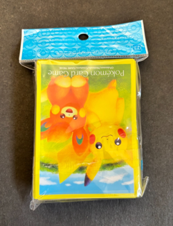 Japanese Pokemon Center Card Sleeves Pikachu & Flareon 64ct Sealed Deck Shield - Image 2