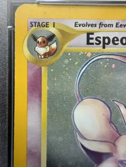 2001 Neo Discovery Espeon 1/75 Holo Foil Rare Pokemon WOTC PSA 5 - Image 3