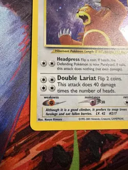 Pokemon Ursaring 15/75 WotC Neo Discovery Unlmited Holo Rare Vintage - Image 5