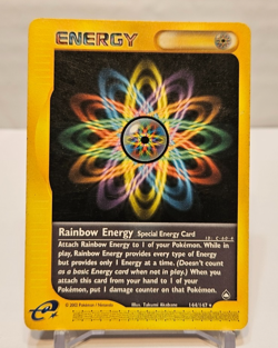 Rainbow Energy 144/147 Rare Aquapolis Pokemon 1473 - Image 1