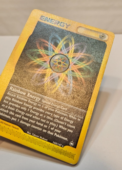 Rainbow Energy 144/147 Rare Aquapolis Pokemon 1473 - Image 3