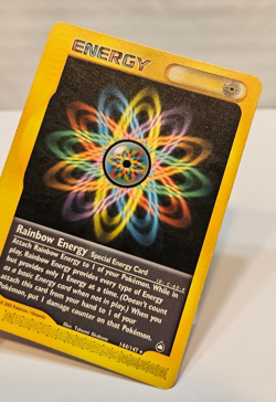 Rainbow Energy 144/147 Rare Aquapolis Pokemon 1473 - Image 4