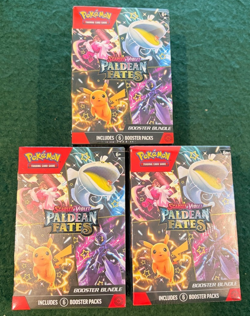 Pokemon TCG Paldean Fates Booster Bundle Box Lot (x3) - New & Factory Sealed - Image 1