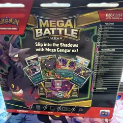 Pokemon TCG Mega Battle Deck Mega Gengar Ex Rare Mint Promo Factory Sealed NEW - Image 3