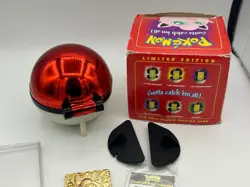 Pokemon 1999 Burger King Limited 23k Gold Plated Jigglypuff w/ Box, Ball, COA - Image 3