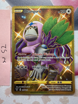 Pokemon TCG Oranguru 199/185 Gold Secret Rare Holo NM - Image 1
