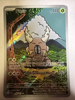 2024 Pinsir Pokemon Twilight Masquerade Illustration Rare 168/167 - Image 1