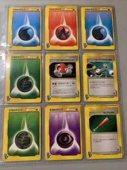 Pokemon TCG Japanese VS Series 24 Card Energy & Trainer Lot 1st Edition NM/LP - Image 3
