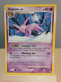 Espeon 18/100 Pokemon Majestic Dawn LP - Image 1