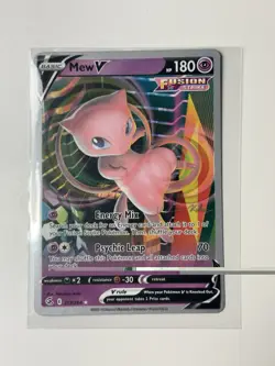 Pokemon TCG Mew V 113/264 Fusion Strike Holo 180 HP English World Champs 2023 - Image 1