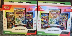 Pokemon TCG First Partner Pack Series 1 2x Box Promo Booster - Image 1