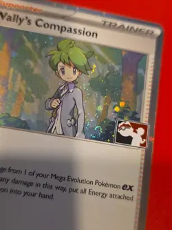 Swirl - Wally's Compassion Cosmo Holo Pokemon Play Prize Pack Series 8 Card - Image 3