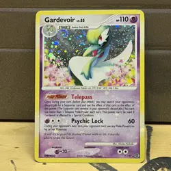 Pokemon Gardevoir Holo Bleed Double Swirl 7/132 LP Secret Wonders Rare Diamond - Image 1