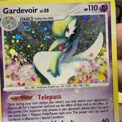 Pokemon Gardevoir Holo Bleed Double Swirl 7/132 LP Secret Wonders Rare Diamond - Image 5