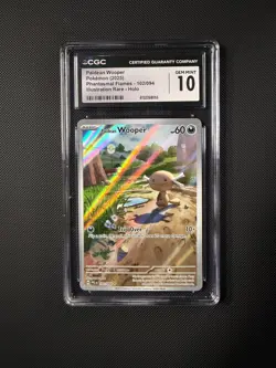 Pokemon Paldean Wooper 2025 Phantasmal Flames 102/094 CGC 10 GEM MINT - Image 1