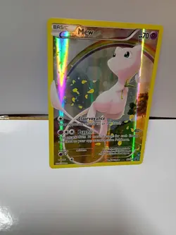 Pokemon Mew XY110 XY Promo Holo Basic Card 70HP NM NO DMG From pack to sleeve - Image 1