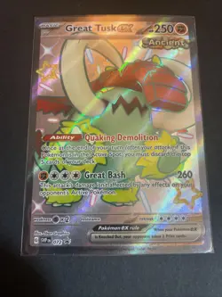 Great Tusk EX *Shiny Promo* #72 Scarlet & Violet (NM) - Image 1