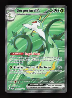 Serperior ex 156/086 Holo Ultra Rare Black Bolt Pokemon Near Mint - Image 1