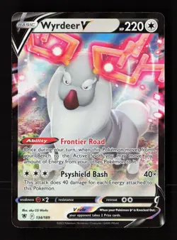 Wyrdeer V 134/189 Holo V Rare Astral Radiance Pokemon Near Mint - Image 1