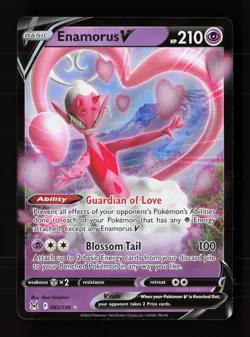 Enamorus V 082/196 Holo V Rare Lost Origin Pokemon Near Mint - Image 1
