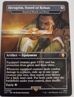 Mtg 1x Sword Of Hearth And Home- Herugrim, Sword Of Rohan FOIL - Image 1