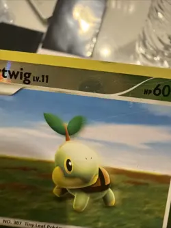 Turtwig 77/100 Reverse Holo Common Pokemon TCG Diamond & Pearl Majestic Dawn - Image 4