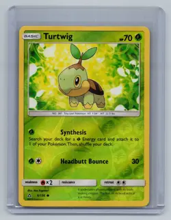 Turtwig (6) 6/156 Reverse Holo Pokemon TCG SM - Ultra Prism LP - Image 1