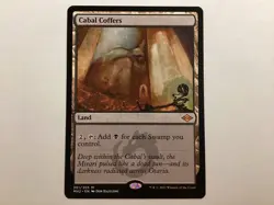 MTG Modern Horizons 2 CABAL COFFERS LP/Damaged (BIN) Graded Power - Image 1