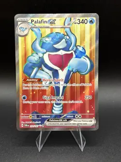 2024 Pokemon Palafin ex 193/167 Sv06: Twilight Masquerade Holo Full Art - Image 1