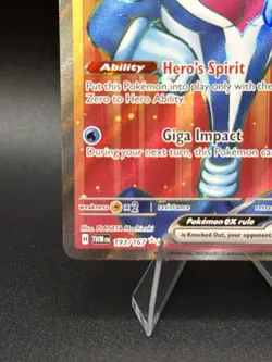 2024 Pokemon Palafin ex 193/167 Sv06: Twilight Masquerade Holo Full Art - Image 3
