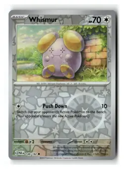 Whismur 148/182 Common Paradox Rift Pokemon Reverse Holo Near Mint - Image 1