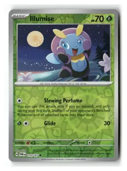 Illumise 010/167 Common Twilight Masquerade Pokemon Reverse Holo Near Mint - Image 1