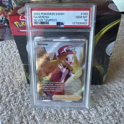 Pokemon PSA 10 Serena 193/195 Full Art Holo Rare Silver Tempest Gem Mint 💎 FA - Image 1