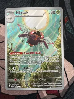 Pokemon TCG Ninjask Illustration Rare IR 137/132 Mega Evolution - Image 1
