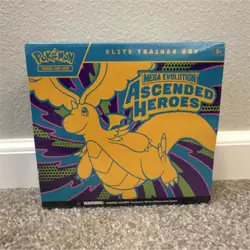 Pokemon TCG Mega Evolution Ascended Heroes Elite Trainer Box Dragonite Zekrom - Image 1