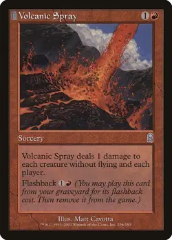 MTG Odyssey --- VOLCANIC SPRAY --- Uncommon! NM! Magic the Gathering! - Image 1