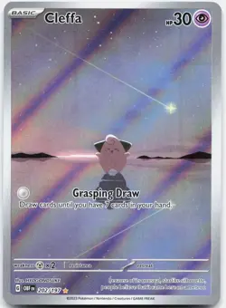 Cleffa 202/197 Illustration Rare Obsidian Flames Pokemon Near Mint - Image 1