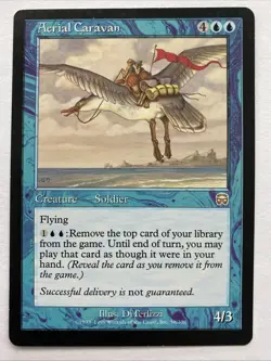 Aerial Caravan [Mercadian Masques] Magic MTG MP Rare - Image 1