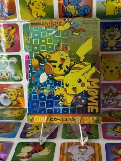 Pokemon Charizard Vintage Pocket Monsters Vending HOLO Prism Sticker 98 bandai - Image 4