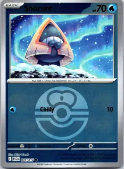 Snorunt (Love Ball) 046/217 Common Ascended Heroes Pokemon Reverse Holo NM - Image 1