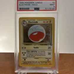 1999 Pokemon Jungle Electrode Holo Unlimited PSA 9 - Image 1