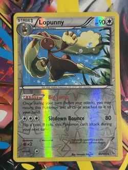 Pokemon TCG Lopunny Reverse Holo 85/106 XY Flashfire (NM) x1 - Image 1