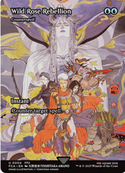Magic MTG Final Fantasy - Wild Rose Rebellion - FCA U 0004 SHOWCASE MINT - Image 1