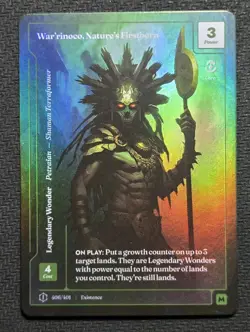 Wonders of the First, Existence - War'rinoco, Natures Firstborn 406/401 M, FF - Image 2